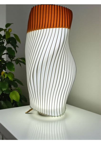 Dekoratif Spiral Abajur