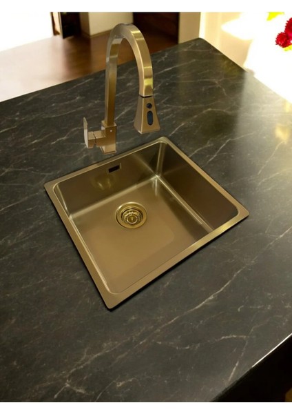 40X50 Gold Paslanmaz Çelik Eviye Sifon Takımı Hediye fiyatları