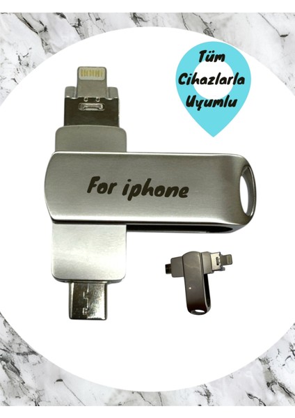 Iphone Uyumlu Flash Bellek Ios Apple Uyumlu 128 GB Otg USB Type C Flash Bellek Disk Pc Uyumlu indirimleri