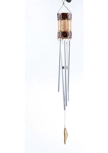 Üstü Bambu Metalli Rüzgar Çanı 83 cm ST00143