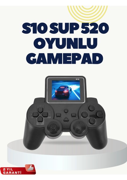 HDMI Destekli S10 Gamepad 520 Oyunlu Tv’ye Bağlanabilir Atari 2025 Model