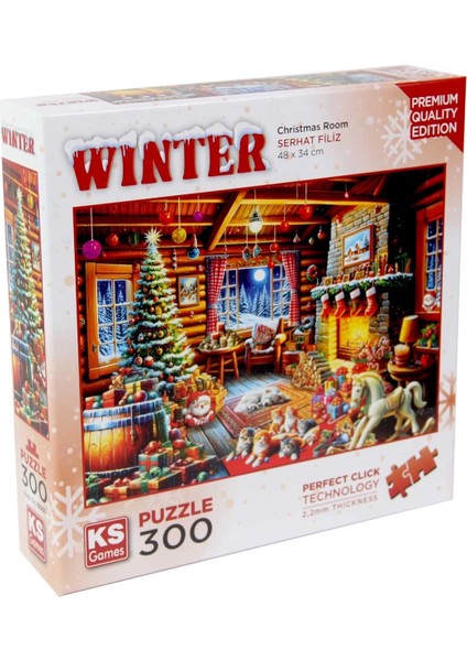 Ks Games Christmas Room Puzzle 300 Parça fiyatları
