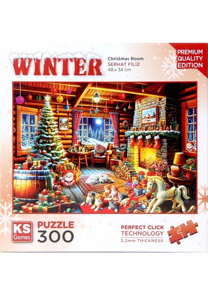 Ks Games Christmas Room Puzzle 300 Parça modelleri