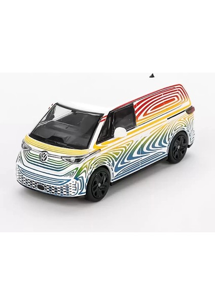 Mini Gt 1/64 Volkswagen Id. Buzz Prototype ''rainbow'' - Blister Paket modelleri