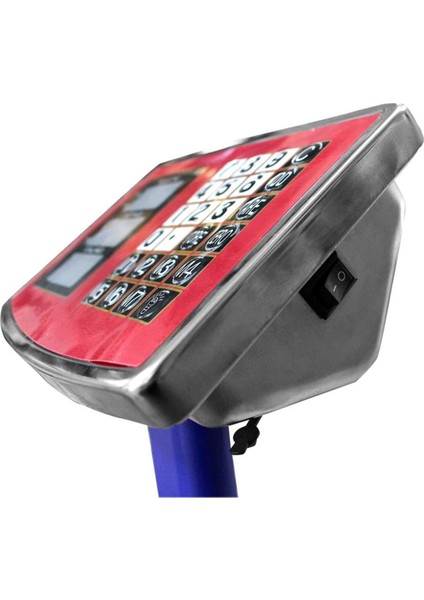 300KG Dijital Platform Tartı, 40X50CM, Plastik, Elektronik, Mavi, Ithalatçı Garantili modelleri