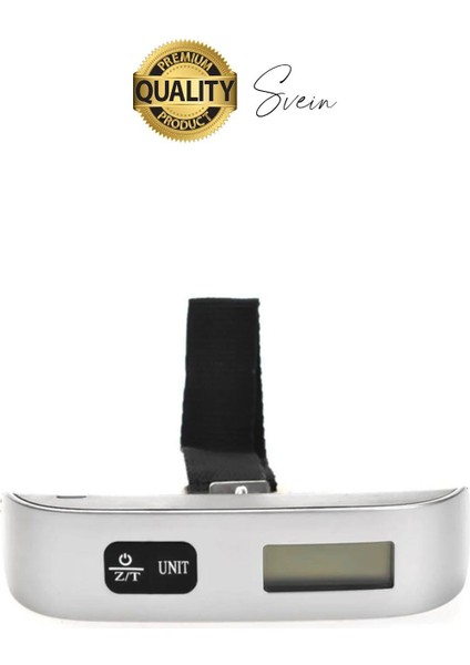 Taşınabilir Dijital Ekranlı 50 kg Seyahat El Tartısı Gri