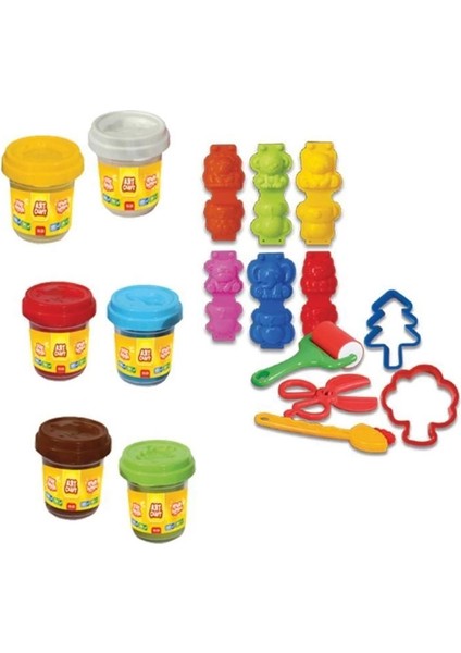 Dede Art Craft Üç Boyutlu Hayvanlar Hamur Set modelleri