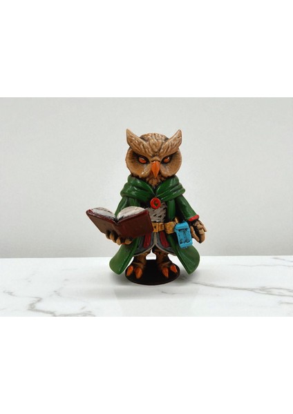 Cleric (Din Adamı) 3D Figür Baykuş - Mysterious Owls - 024