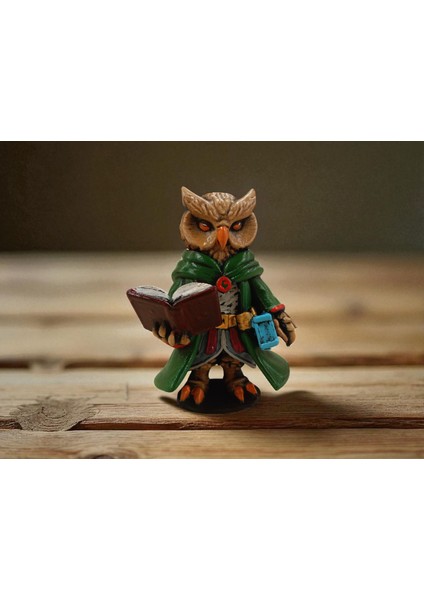 Cleric (Din Adamı) 3D Figür Baykuş - Mysterious Owls - 024 modelleri