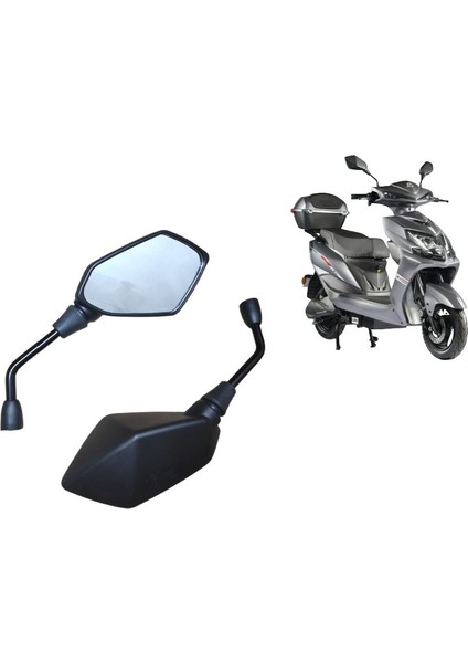 Ayna Takımı Uyumlu- Motolüxx Alf Plus Elektirikli Motosiklet