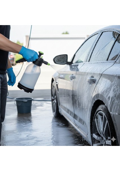 2 Başlıklı 2 Litre Köpük & Su Püskürtme Aleti - Oto Yıkama ve Bitki Sulama Için Çok Amaçlı Sprey modelleri