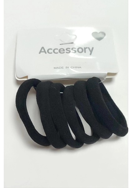 6 Adet Siyah Renkli Havlu Toka 4,5 cm