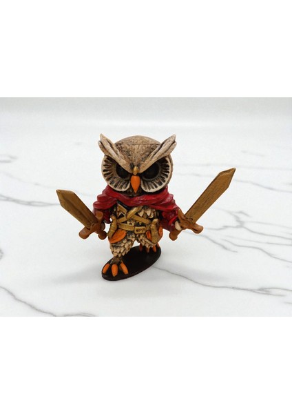 Fighter - (Savaşçı) 3D Figür Baykuş - Mysterious Owls - 027 fiyatları