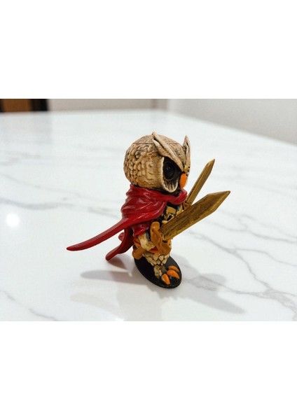 Fighter - (Savaşçı) 3D Figür Baykuş - Mysterious Owls - 027 modelleri