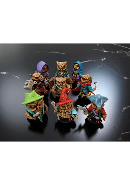 Artificer (Zanaatkar) 3D Figür Baykuş - Mysterious Owls - 025