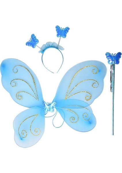 Kelebek Kanadı Tacı Asası Mavi Renk fiyatları