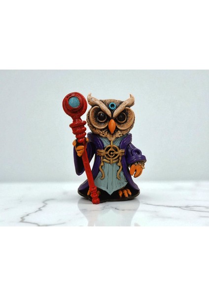 Warlock (Büyücü) 3D Figür Baykuş - Mysterious Owls -028