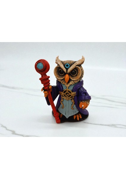 Warlock (Büyücü) 3D Figür Baykuş - Mysterious Owls -028 modelleri