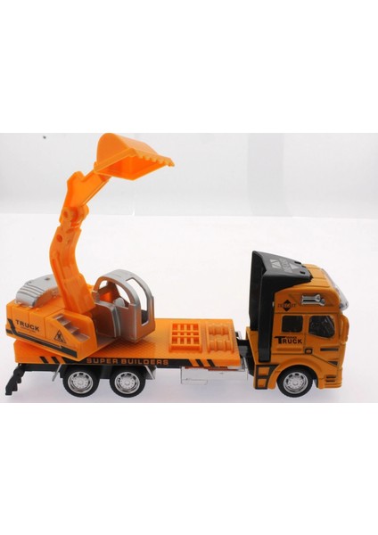 Die Cast Çek Bırak Sarı Kepçe fiyatları