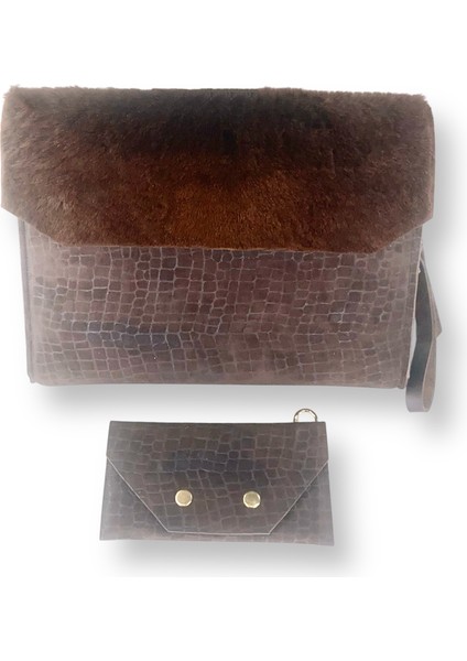 Fury Brown Hakiki Deri Evrak Çantası