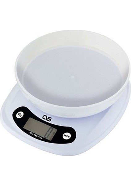Şık Dijital Mutfak Tartısı, 5kg, Hassas ve Çok Renkli, 1 Yıl Garanti