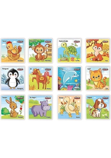 03 355 Anımal Serıes Puzzle Set fırsatları