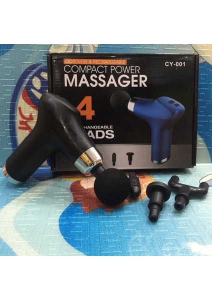 Şarj Edilebilir Küçük Yüz Tabancası Derin Doku Masaj Aleti - 6 Hız Ayarı (5224) modelleri