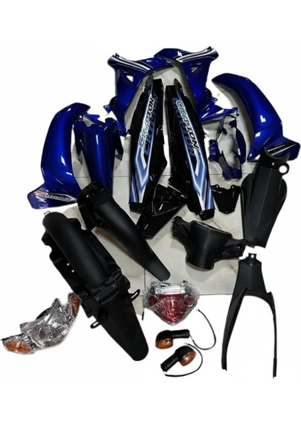 Yamaha Crypton C8 Kaporta Seti Mavi 20 Parça Far Stop Dahil (2010-2014)