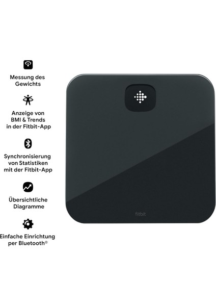 Bluetooth Bağlantılı Akıllı Tartı, Cam Malzeme, Siyah Renk, Vücut ve Sağlık Takibi fiyatları