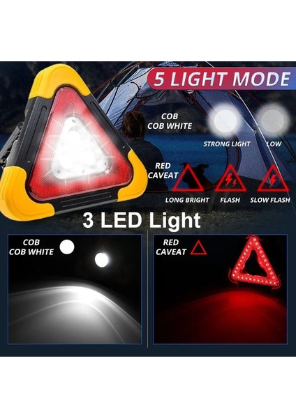 Hurry Bolt Şarjlı Cob LED Reflektör (5224)