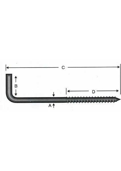 Vidalı Korniş Çivi No:8 - 4X80 - 100 Adet fiyatları