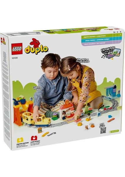 10428 LEGO Duplo Büyük Interaktif Mahalle Treni 103 Parça +3 Yaş