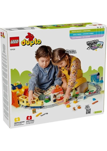 10428 LEGO Duplo Büyük Interaktif Mahalle Treni 103 Parça +3 Yaş indirimleri