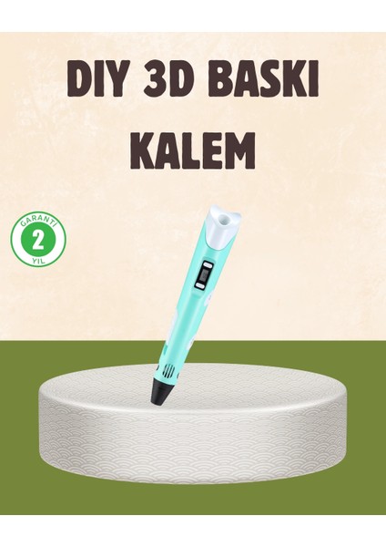 Abs ve Pla Filament Destekli 3D Yazıcı Kalem