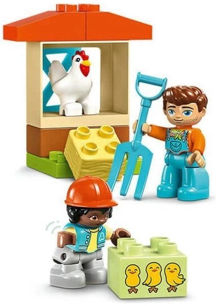 10416 Lego® Duplo® Çiftlik Hayvanlarının Bakımı 74 Parça +2 Yaş modelleri
