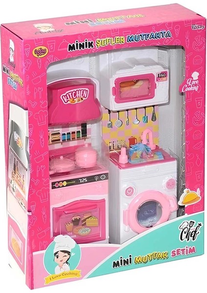 Oydaş Minik Şefler Mutfakta Fırın ve Çamaşır Makinesi 2'li Set 02358