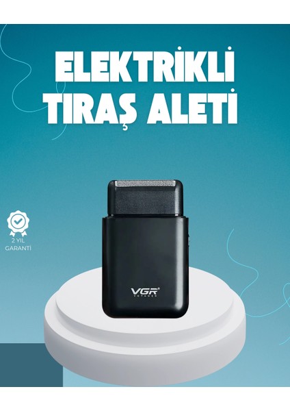 Taşınabilir Mini Elektrikli Tıraş Makinesi | Sessiz ve Güçlü Motor