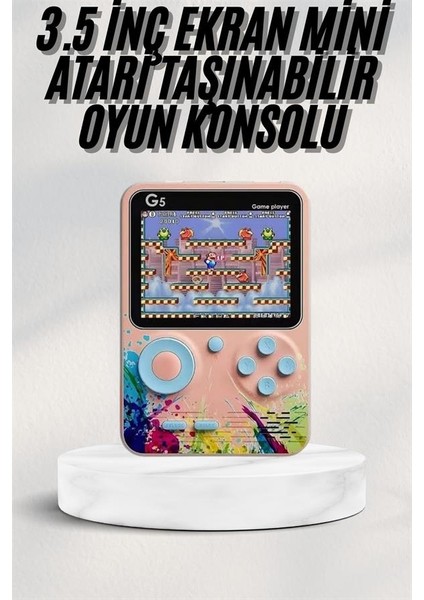 3 Inç Ekran 500 Oyunlu Game Box Mini Taşınabilir Oyun Konsolu fiyatları