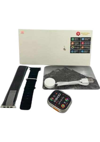 Yeni Nesil Akıllı Kol Saati Nabız Ölçer Gps Uyumlu 49 mm Kasa modelleri