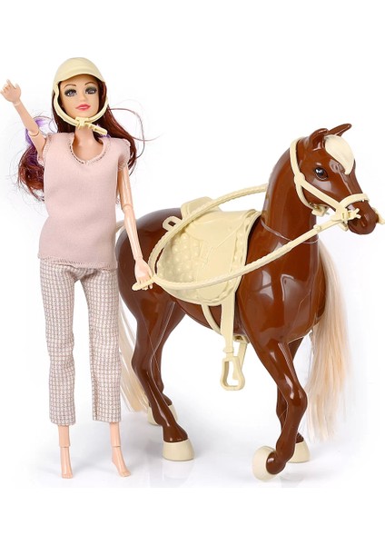 Jasmine Atlı Bebek Kahve-Bej fırsatları