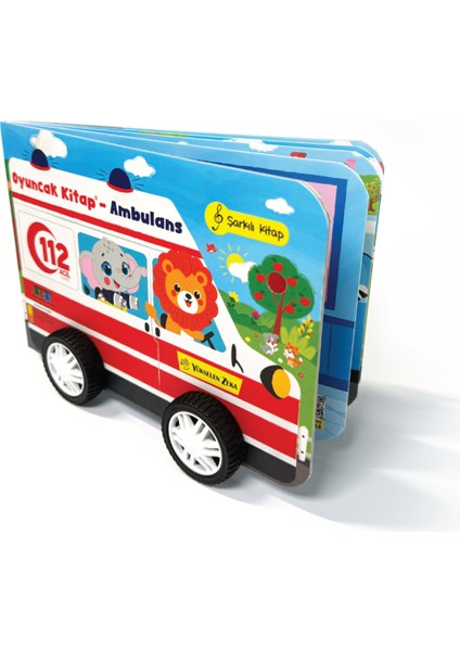 Oyuncak Kitap - Ambulans (Gerçek Tekerlekli) fiyatları