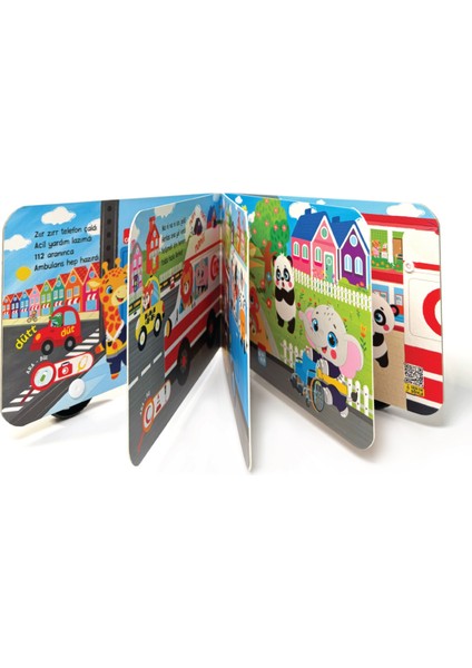 Oyuncak Kitap - Ambulans (Gerçek Tekerlekli) modelleri