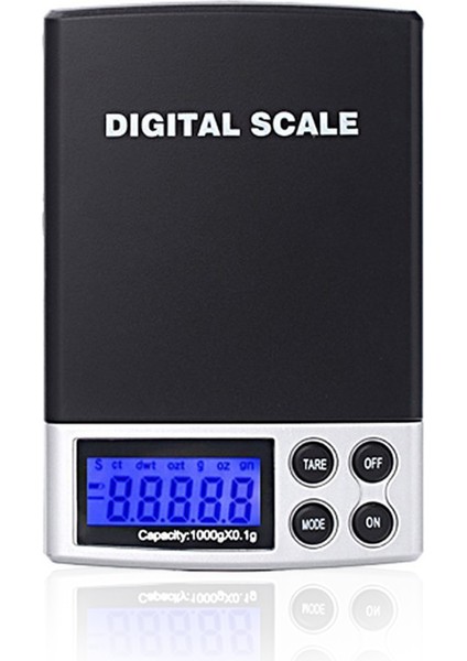 Mini Dijital Hassas Terazi 1000G 0.1g Çok Renkli Pratik ve Güvenilir Ölçüm