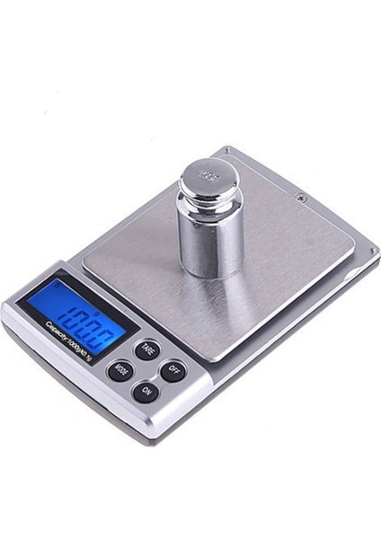 Mini Dijital Hassas Terazi 1000G 0.1g Çok Renkli Pratik ve Güvenilir Ölçüm