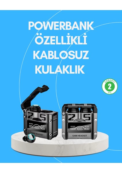 Şarj Kutulu Kablosuz Bluetooth Kulak Içi Spor Kulaklık