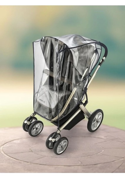 Bebek Arabası Yağmurluğu & Rüzgarlığı – Şeffaf Pvc, Dayanıklı Koruma