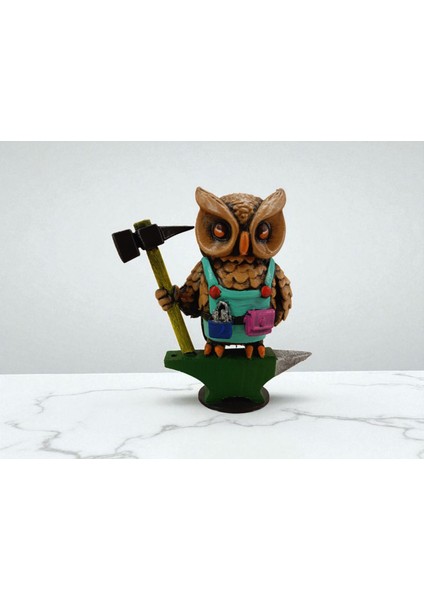 Blacksmith (Demirci) 3D Figür Baykuş - Mysterious Owls - 040 fiyatları