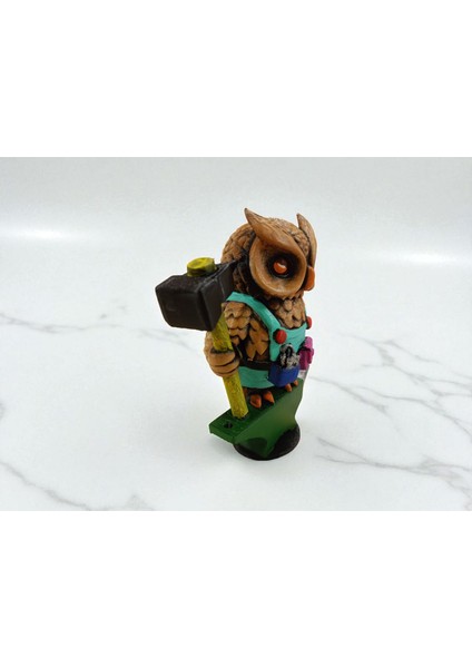 Blacksmith (Demirci) 3D Figür Baykuş - Mysterious Owls - 040 modelleri