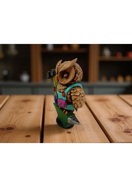 Blacksmith (Demirci) 3D Figür Baykuş - Mysterious Owls - 040 fırsatları