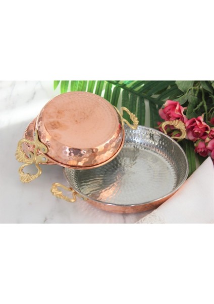 3'lü Orjinal Bakır Tava Sahan Yumurta Menemen Seti fiyatları